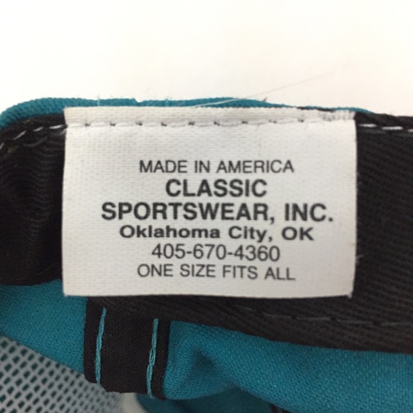 Vtg Star Ship Oceanic Hat Script Flag Logo Rope USA Golf Baseball Adjustable Cap - Picture 9 of 9